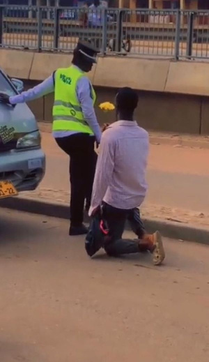 Police Refuses Flower