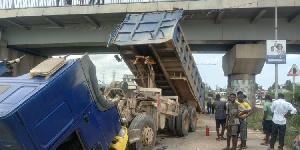 The accident happened at Krispol City Junction, Kasoa on Friday, June 21