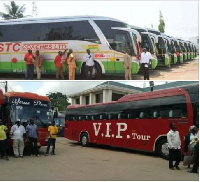 The STC bus services and VIP clashed on Monday following a heated disagreement over the land