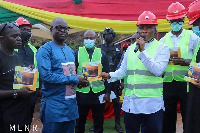 George Mireku-Duker, Deputy Minister for Lands and Natural Resources and others in a group picture