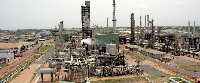 A photo of the Tema Oil Refinery