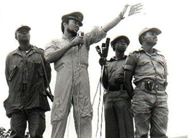 Former president JJ Rawlings