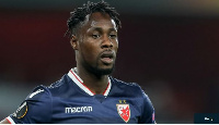 Richmond Boakye-Yiadom was on target for new club Jiangsu Suning