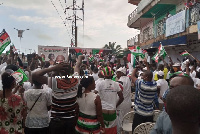 A group of NDC supporters