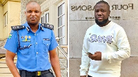 Abba Kyari (left) wit Hushpuppi wey dey wait sentencing for US