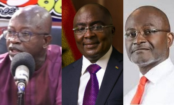 Dr Akwasi Amakye Boateng, Dr Mahamudu Bawumia and Kennedy Agyapong (from left to right)