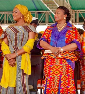 Rebecca Akufo-Addo and Samira Bawumia