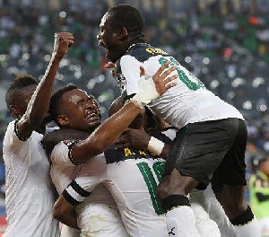 The Black Stars put up an edgy performance in the first-half of the match