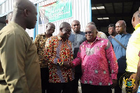 President Akufo-Addo with Executive Chairman of JOSPONG Group Dr. Joseph Siaw Agyepong