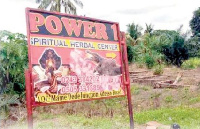 Power 1 sign post