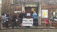 Several voters are casting their votes to elect a new Prime Minister