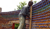 Houses built with bottles