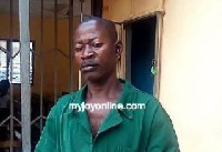 Kwaku Ofori, arrested for issuing fake Number plates and stickers to drivers