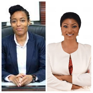 Zanetor Rawlings and Meredith Naakai Lamptey Addy