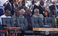 Rawlings and Mahama appear to have buried the hatchet after being pictured chatting happily