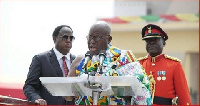 President Akufo-Addo delivering his inauguration speech on January 7