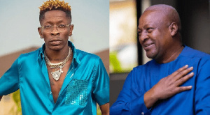 Shatta Wale and John Dramani Mahama