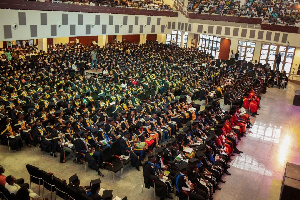 A cross-section of the graduands