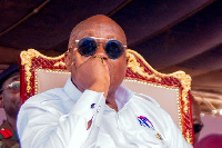 President Nana Addo Dankwa Akufo-Addo at the final NPP rally in Kumawu