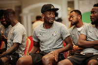 General Captain of the Black Stars Asamoah Gyan