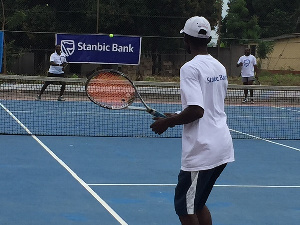 Stanbic Bank helps Asogli Tennis Club