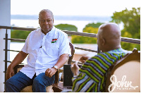 Mahama in an interview with Woezor TV