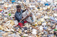 File photo of plastic waste collector