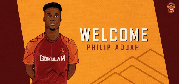 Ghanaian forward Philip Adjah Tetteh