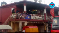 Fire fighters at the scene of the fire