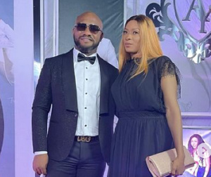 Actor Yul Edochie and wife, May Yul-Edochie