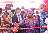 Left ; Nii Armah Okpa II, Alexander Teiku, Philippe Dubois, Mercy Naa Afolowaa Gyan and Hakim Ouzzan