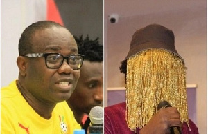 Anas Aremeyaw Anas, investigative journalist and Kwesi Nyantakyi