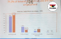 The GSS labour report reveals a higher number of women entrepreneurs in the informal sector