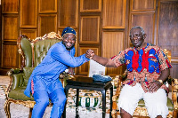 Prince-Kamal with ex-President Kufuor