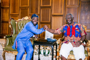 Prince-Kamal with ex-President Kufuor