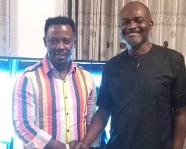 Nigel Gaisie with Kennedy Agyapong