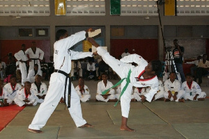 Taekwondo in display