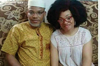 Nnamdi Kanu and wife Uchechi Okwu-Kanu