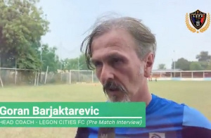 Head coach of Legon Cities FC,Goran Barjaktarevic