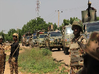 The military said intelligence had confirmed the targeted area was occupied by Boko Haram