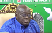 President Nana Addo Dankwa Akufo-Addo during the radio interview