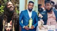 Dancehall musician Samini, rapper Sarkodie and D-Black