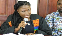 Students Representative Council General Assembly Speaker, Rt. Hon Sandra Emefa Dziwornu.