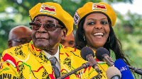 Robert Mugabe [left] and wife, Grace Mugabe