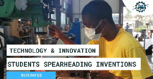 The Academic City university students are spearheading local inventions