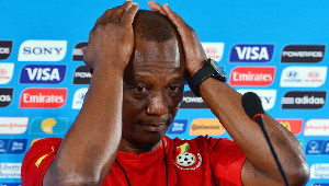 Appiah has come under intense criticism following Ghana's 1-1 draw with Congo in Kumasi