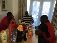 John Dumelo, Chris-Vincent Agyapong and Michael Ocran