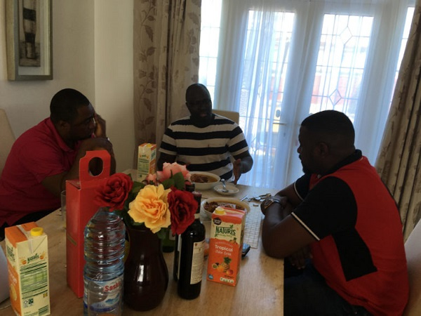 John Dumelo, Chris-Vincent Agyapong and Michael Ocran