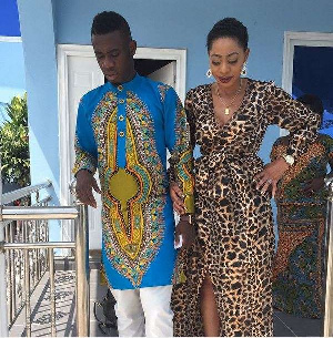 Afriyie Acquah and his wife Amanda Owusu