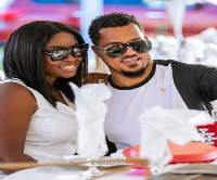 Adjoa Vicker and husband, Van Vicker